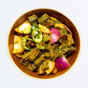 Bhindi Do Pyaza <br>{GF, NF, DF}